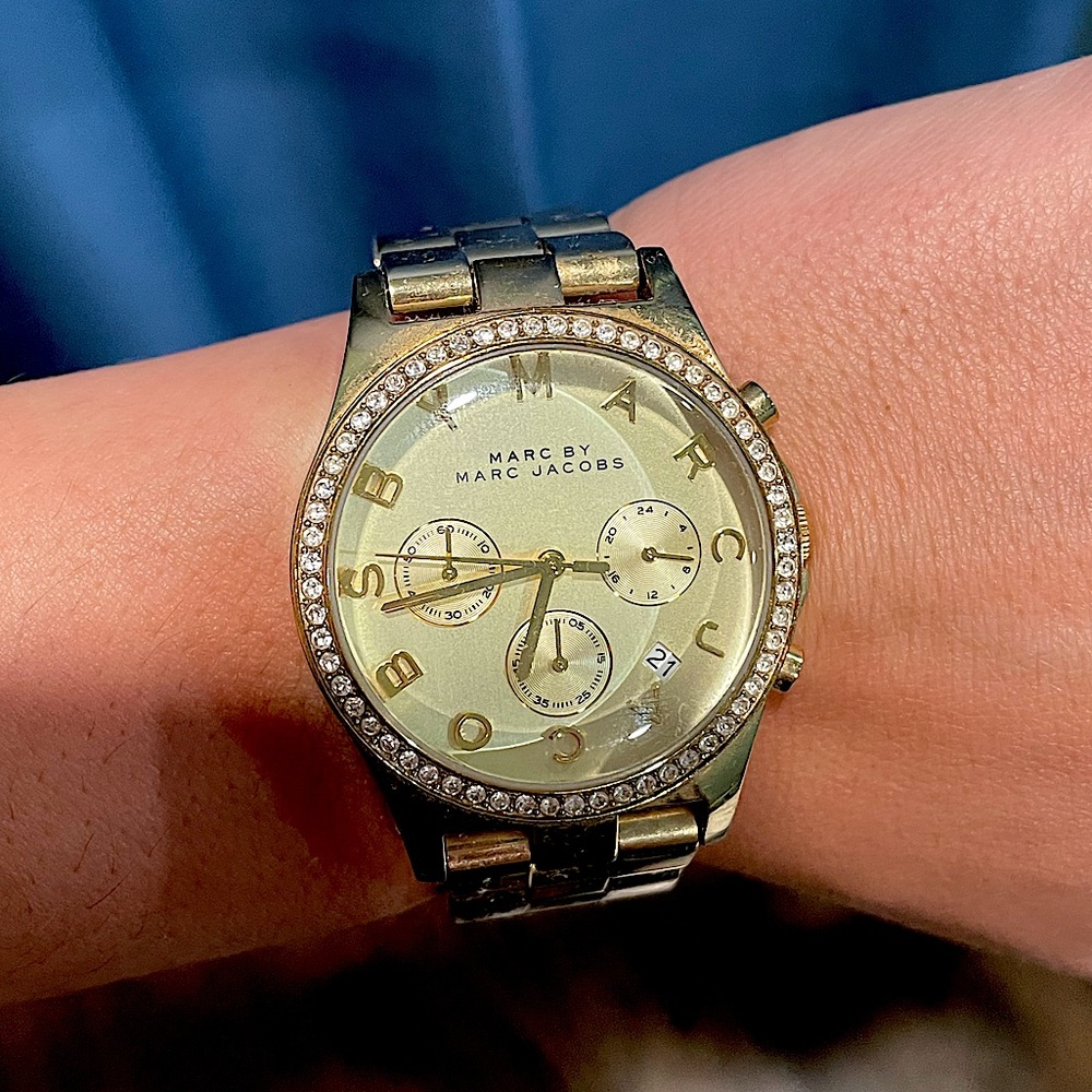 Gold Marc By Marc Jacobs Watch